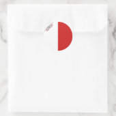 Malta Fisheye Flag Sticker (Tasche)