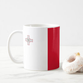 Malta Flag benutzerdefinierbar Kaffeetasse