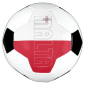 Malta Flag Bicolor Patriotic Fußball (Gedreht)