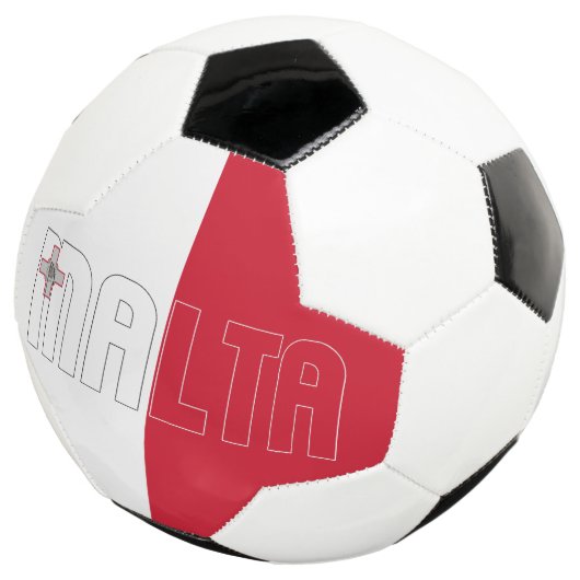 Malta Flag Bicolor Patriotic Fußball (Dreiviertel)