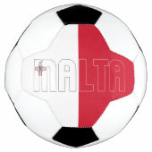 Malta Flag Bicolor Patriotic Fußball (Vorderseite)