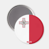 Malta Flag Charming Patriotic Magnet (Vorderseite/Rückseite)