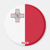 Malta Flag Charming Patriotic Magnet (Vorne)