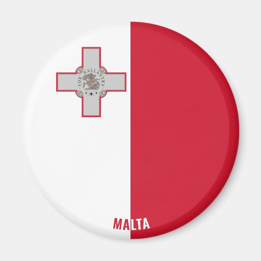 Malta Flag Charming Patriotic Magnet (Vorne)
