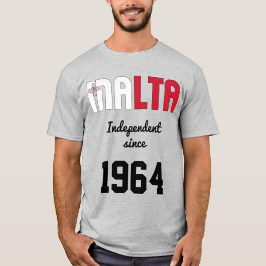 Malta Flag Independence Celebration T-Shirt (Vorderseite)