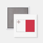 Malta FLAG International Magnet (Vorderseite/Rückseite)