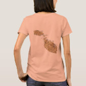 Malta Flag + Karte T - Shirt (Rückseite)