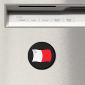 Malta Flag Magnet (In Situ (Geschirrspüler))