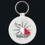 Malta Flag Map 2.0 Schlüsselanhänger<br><div class="desc">Malta Flag Karte 2.0 Funny Geschenk für jeden Malteser Liebhaber. Großes Malteser mit urbanem Geschmack,  maltesische Flagge und maltesische Kartenform mit Poker Punkten im Hintergrund. Dieses und viele lustige Malteser Geschenke,  für Malteser Stolz auf www.RepresentMyCountry.com verfügbar.</div>