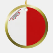 Malta Flag Ornament (Hinten)