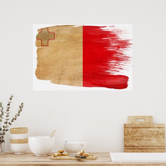 Malta Flag Posters Poster (Küche)