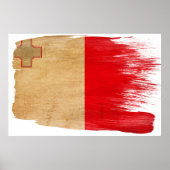 Malta Flag Posters Poster (Vorne)