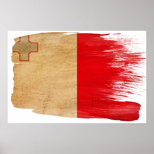 Malta Flag Posters Poster (Vorne)