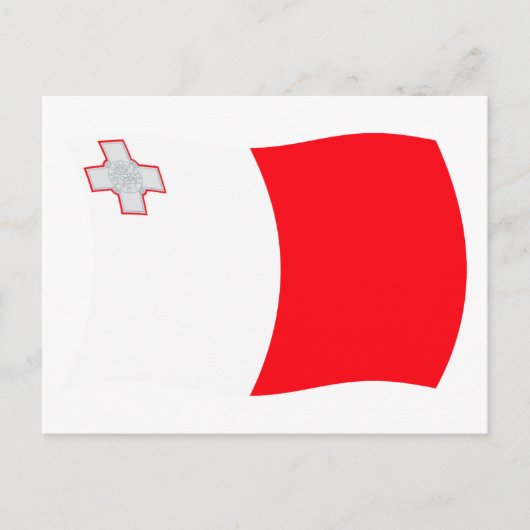 Malta Flag Postkarte (Vorderseite)