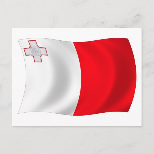 Malta Flag Postkarte (Vorderseite)