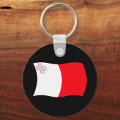 Malta Flag Schlüsselanhänger (Vorderseite)