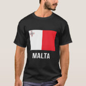 Malta Flag Shirt Maltesisch (Vorderseite)