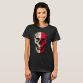 Malta Flag Skull Maltese Roots Proud Patriotic T-Shirt (Vorne ganz)