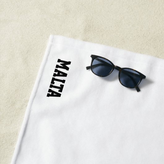 Malta Flag Splendid Patriotic Strandtuch (Beispiel)