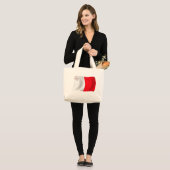 Malta Flag Tote Bag Jumbo Stoffbeutel (Vorderseite (Model))