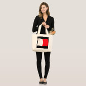 Malta Flag Tote Bag Jumbo Stoffbeutel (Vorderseite (Model))