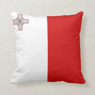 Malta Flag x Flag Kissen