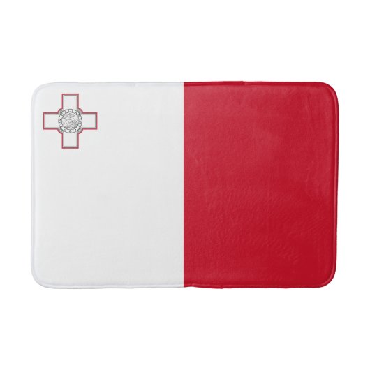 Malta-Flagge Badematte (Vorderseite)