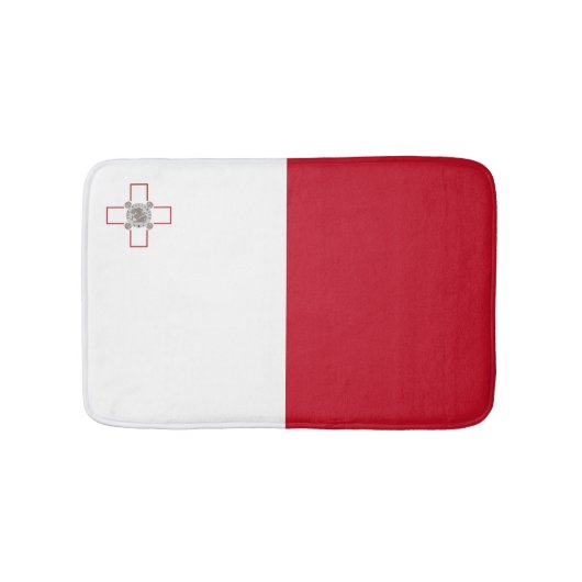 Malta-Flagge Badematte (Vorderseite)