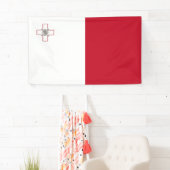 Malta-Flagge Banner (Insitu)