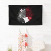 Malta-Flagge Banner (Insitu)