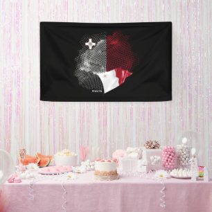 Malta-Flagge Banner