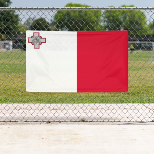 Malta-Flagge Banner (Insitu)