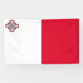 Malta-Flagge Banner (Horizontal)