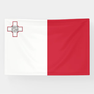 Malta-Flagge Banner
