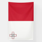 Malta-Flagge Banner (Vertikal)