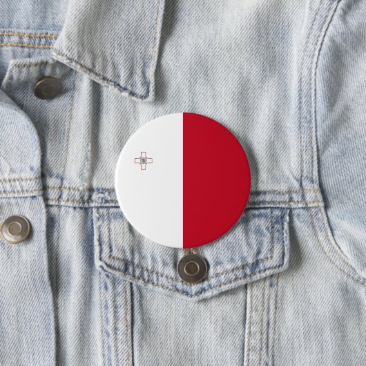 Malta-Flagge Button (Beispiel)
