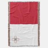 Malta-Flagge Decke (Vorderseite Vertikal)