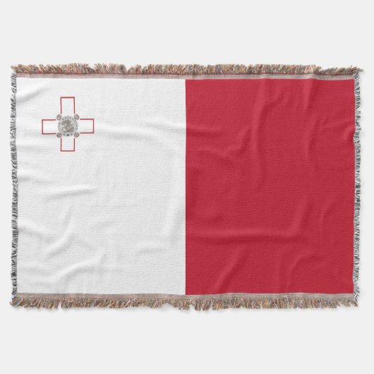 Malta-Flagge Decke (Vorderseite)