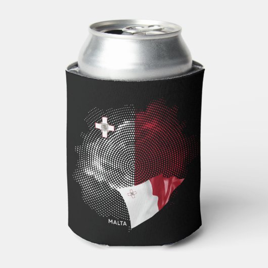 Malta-Flagge Dosenkühler (Kanne Vorderseite)
