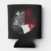 Malta-Flagge Dosenkühler (Rückseite)