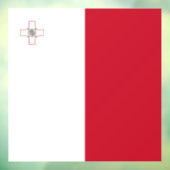Malta-Flagge Fensteraufkleber (Blatt 3)