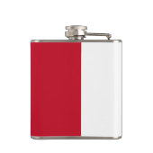 Malta-Flagge Flachmann (Rückseite)