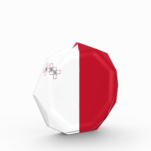 Malta-Flagge Fotoblock (Links)