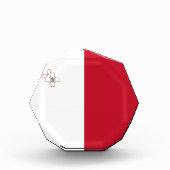 Malta-Flagge Fotoblock (Vorderseite)