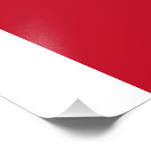 Malta-Flagge Fotodruck (Ecke)
