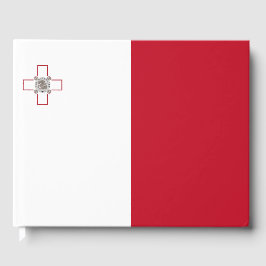 Malta-Flagge Gästebuch