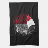 Malta-Flagge Geschirrtuch (Vertikal)