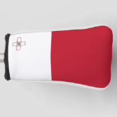 Malta-Flagge Golf Headcover (Vorderseite)