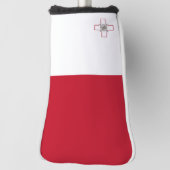 Malta-Flagge Golf Headcover (Rotieren 90)