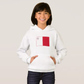 Malta-Flagge Hoodie (Vorne ganz)